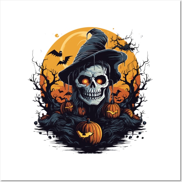 Halloween Wall Art by Chromatic Fusion Studio